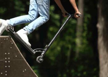 Scooter, competition ramp