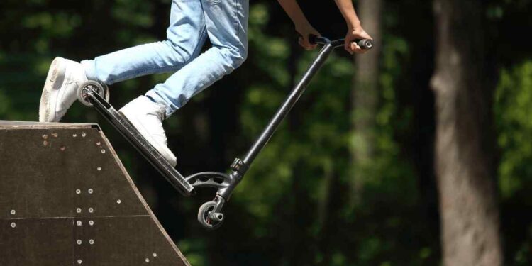 Scooter, competition ramp