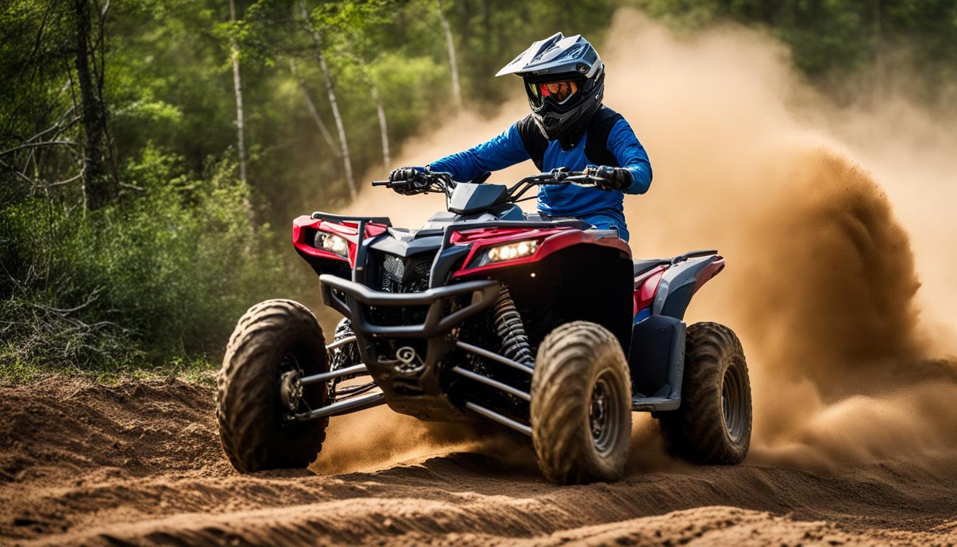 Thrill of Riding a 50cc Four Wheeler!