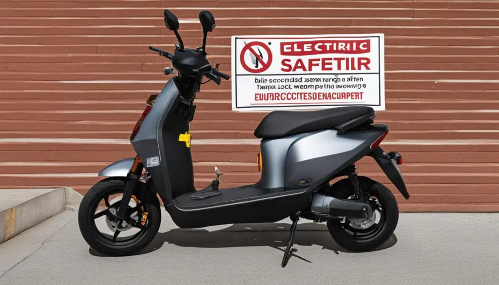 reduce electric scooter theft risk