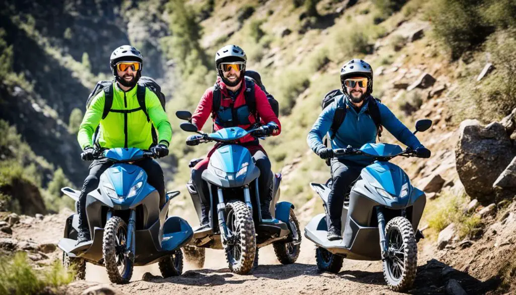 top off-road scooters